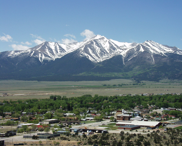 Mt. Princeton overlooking Buena Vista Buena Vista